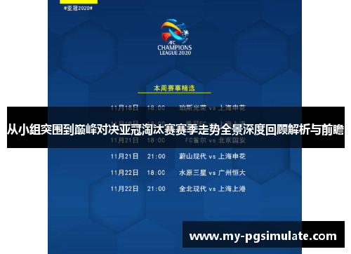 从小组突围到巅峰对决亚冠淘汰赛赛季走势全景深度回顾解析与前瞻